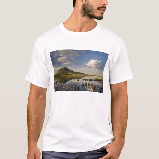 Bärenknöpfe spiegeln sich in den Bären-Butte-See i T-Shirt (Vorderseite)