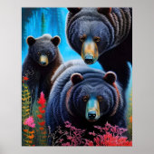 Bärenkollektion Poster (Vorne)