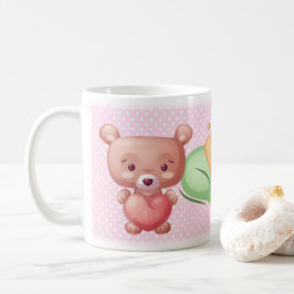 Bärenkollektion - Rosa Kaffeetasse