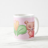Bärenkollektion - Rosa Kaffeetasse (VorderseiteRechts)