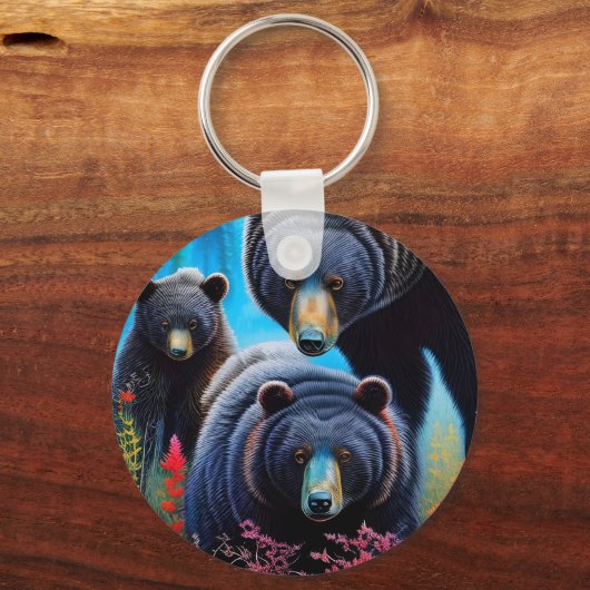 Bärenkollektion Schlüsselanhänger (Rückseite)