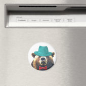 Bärenkomisches süße Tier-Waldfarbe Magnet (In Situ (Geschirrspüler))