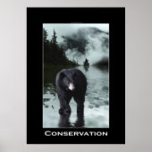Bärenkonservierung Wildlife Poster (Vorne)