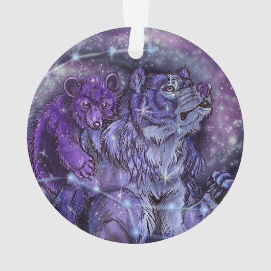 Bärenkonstellationen Ornament (Rückseite)