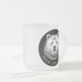 Bärenkopf, frei und frei, Handzeichnung Mattglastasse (VorderseiteRechts)