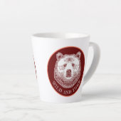 Bärenkopf, frei und frei, Handzeichnung Milchtasse (Rechte Ecke)