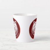 Bärenkopf, frei und frei, Handzeichnung Milchtasse (Vorderseite)