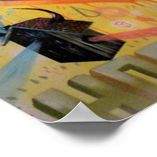 Bärenkopf Poster (Ecke)