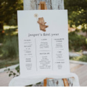 Bärenkrebs Balloon Milestone Poster