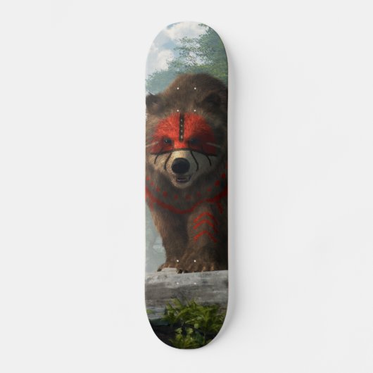 Bärenkrieger Skateboard (Vorderseite)