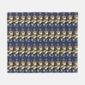 Bärenkunst Blanket Nationalkünstlerische Bärendeck Fleecedecke (Vorderseite (Horizontal))