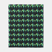 Bärenkunst Blanket Nordlichter Bärendecke Fleecedecke (Vorderseite)