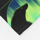 Bärenkunst Blanket Nordlichter Bärendecke Fleecedecke (Ecke)