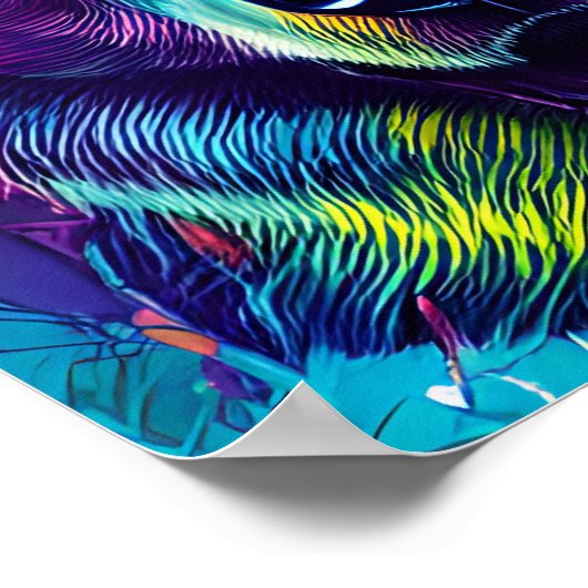 Bärenkunst Poster (Ecke)