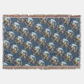 Bärenkunstblanket-Native-Polar-Bärenklemme Decke (Vorderseite)