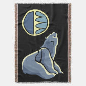 Bärenkunstblanket-Native-Polar-Bärenklemme Decke (Vorderseite Vertikal)