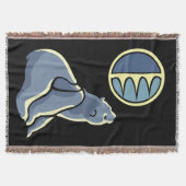Bärenkunstblanket-Native-Polar-Bärenklemme Decke (Vorderseite)