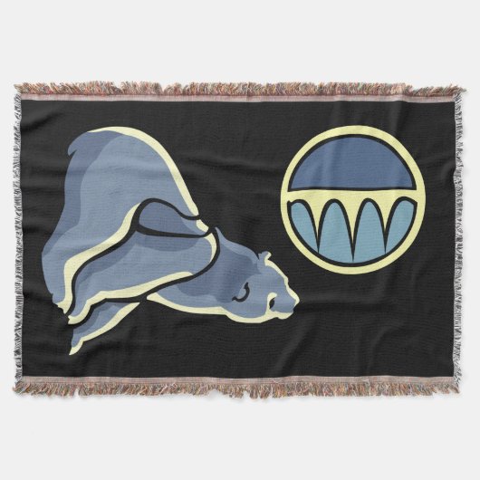 Bärenkunstblanket-Native-Polar-Bärenklemme Decke (Vorderseite)