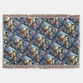 Bärenkunstblanket-Native-Polar-Bärenklemme Decke (Vorderseite)