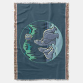 Bärenkunstblanket-Native-Polar-Bärenklemme Decke (Vorderseite Vertikal)