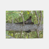 Bärenkuppe Kletterbaum Fleecedecke (Vorderseite (Horizontal))