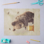 Bärenkuppe mit Honeypot Seidenpapier (Basteln)