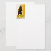 Bärenland Briefpapier (Vorne/Hinten)