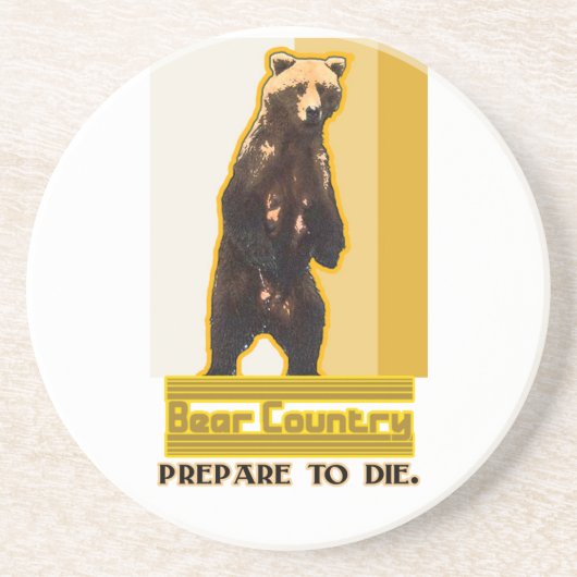 Bärenland Getränkeuntersetzer (Vorne)