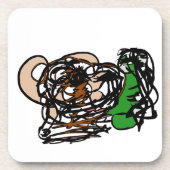 Bärenliebhaber Getränkeuntersetzer (Vorderseite)