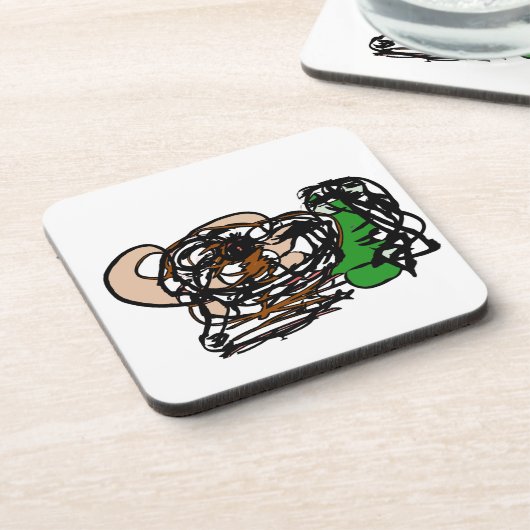 Bärenliebhaber Getränkeuntersetzer (Linke Seite)