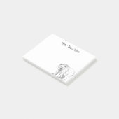 Bärenliebhaber Post-it Klebezettel (angewinkelt)