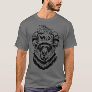 Bärenlinien bleibe T-Shirt