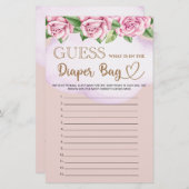 Bärenmädchen duschen, was in der Windeltasche ist (Vorne/Hinten)