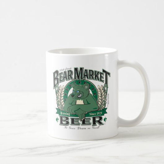 Bärenmarkt-CNBC-LARGE Kaffeetasse (Rechts)