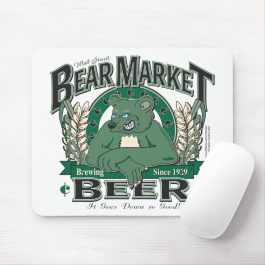 Bärenmarkt-CNBC-LARGE Mousepad (Mit Mouse)