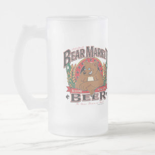 Bärenmarkt Mattglas Bierglas