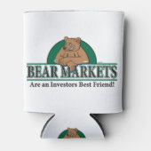 Bärenmärkte sind Investoren - beste Freunde Dosenkühler (Vorderseite)