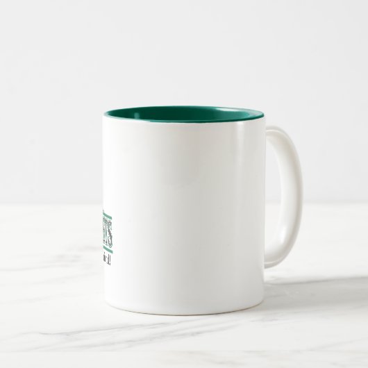 Bärenmärkte sind Investoren - beste Freunde Zweifarbige Tasse (VorderseiteRechts)