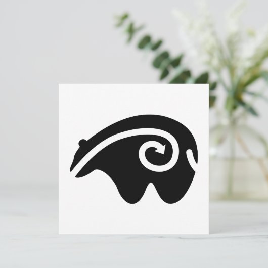 Bärenmitte Einladung (Stehend Vorderseite)