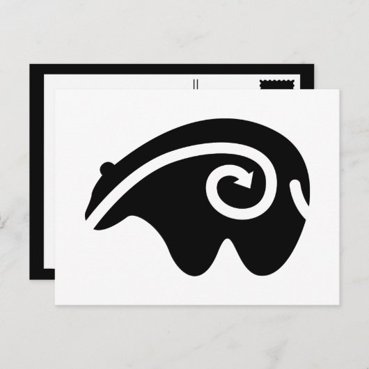 Bärenmitte Postkarte (Vorne/Hinten)