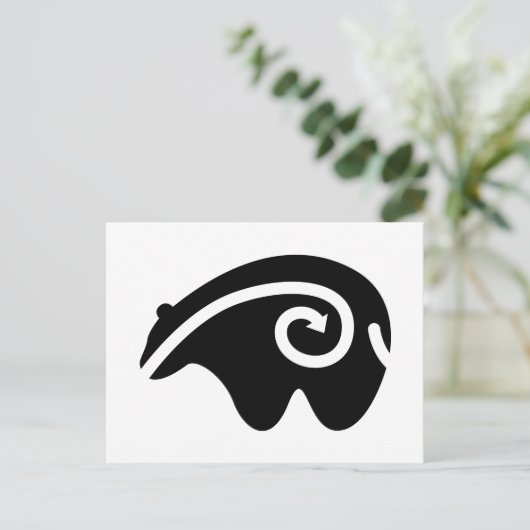 Bärenmitte Postkarte (Stehend Vorderseite)