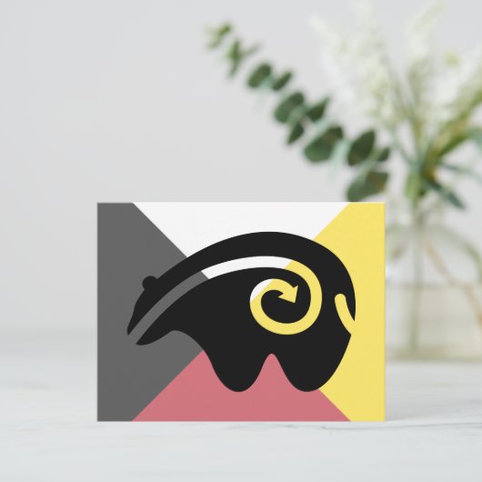 Bärenmitte Postkarte (Stehend Vorderseite)