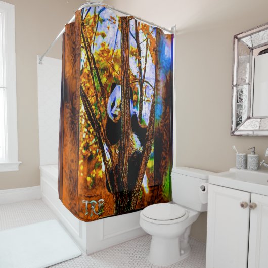 Bärenmodelle: Panda Life 01-02 Duschvorhang (Beispiel)