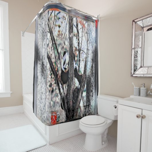 Bärenmodelle: Panda Life 01-03 Duschvorhang (Beispiel)