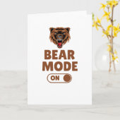 Bärenmodus eingeschaltet karte (Gelbe Blume)