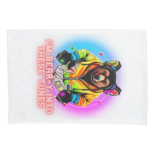 Bärenmusik Kissenbezug (Vorderseite-Links)