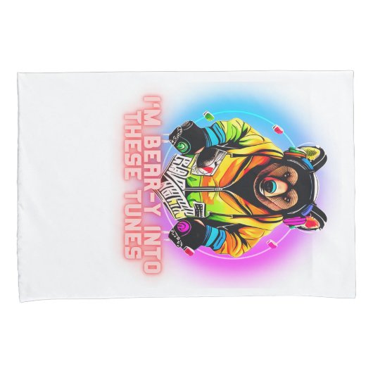 Bärenmusik Kissenbezug (Vorderseite-Rechts)