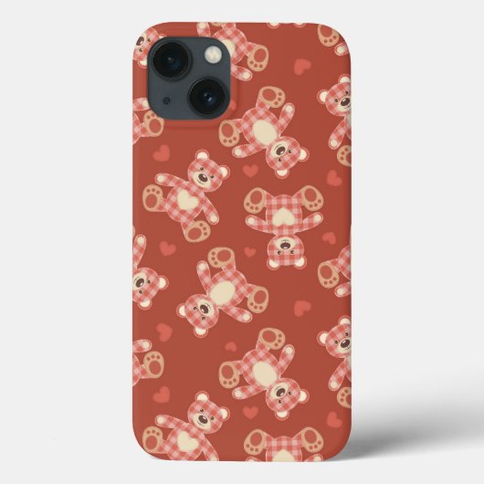 Bärenmuster Case-Mate iPhone Hülle (Rückseite)