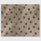 Bärenmuster Geschenkpapier (Flach)