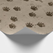 Bärenmuster Geschenkpapier (Ecke)